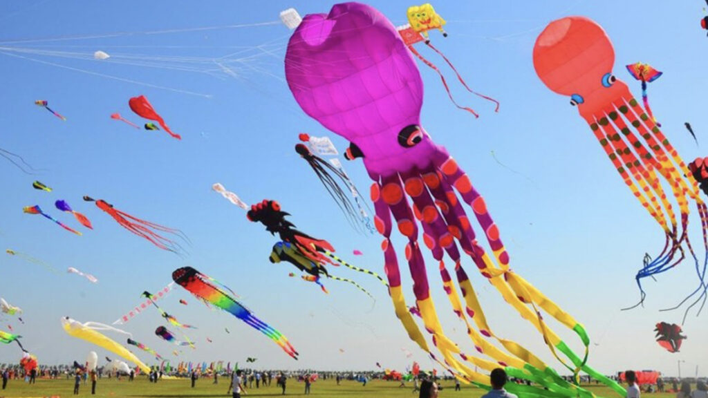 Weifang, China kite festival