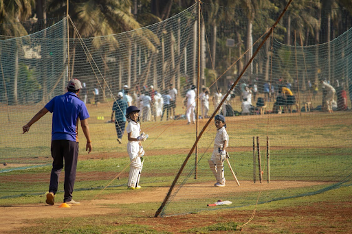 kids playing cricket