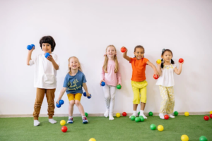 children playing