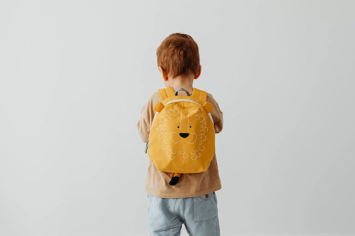 boy with school bag