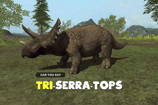 triceratops gif