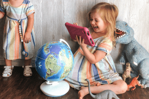 Interactive globe for kids